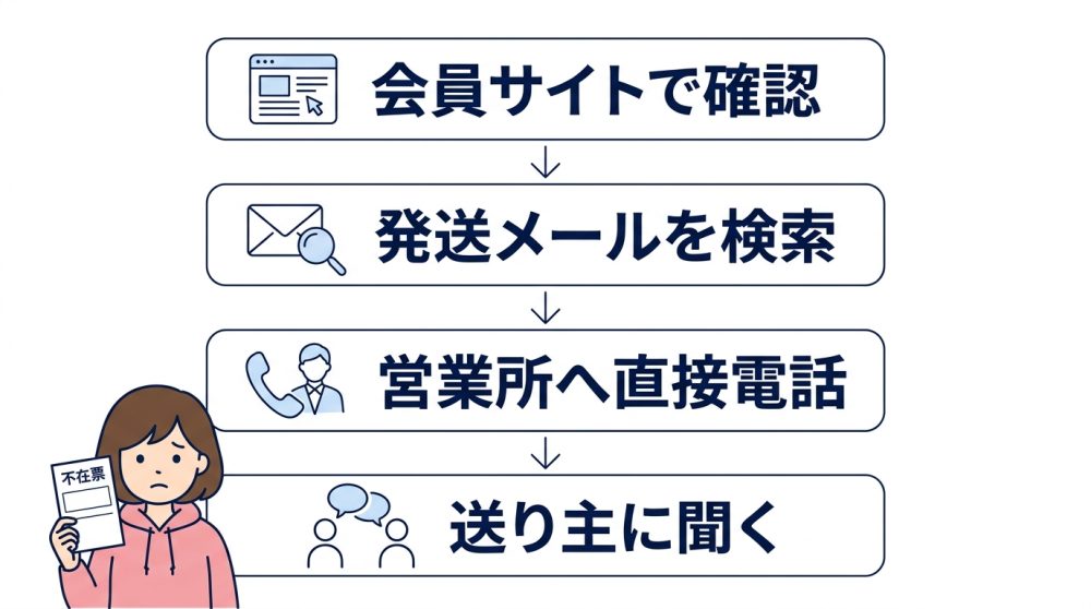 不在票を紛失し再配達の依頼番号がない時の解決策