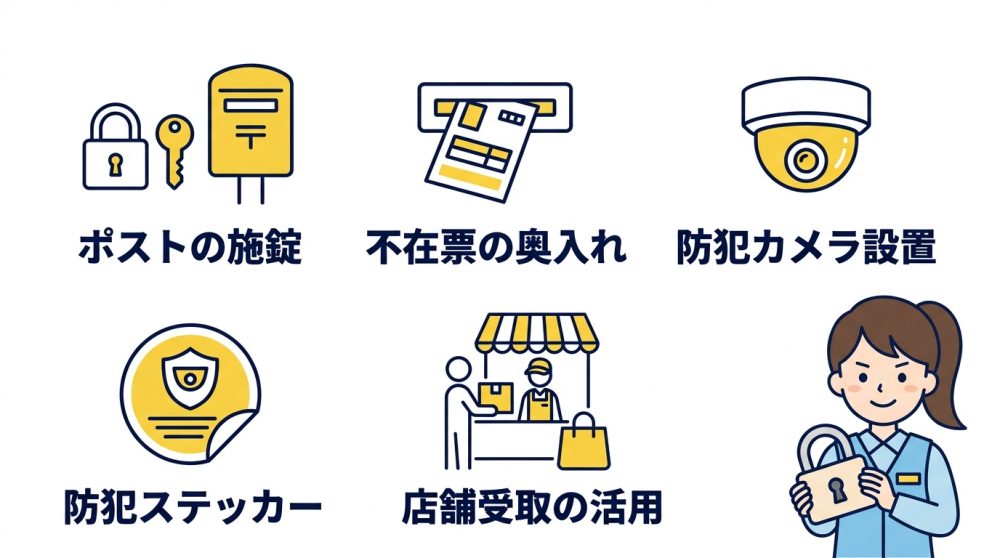 不在票の悪用を防ぐ運用対策と防犯カメラの活用