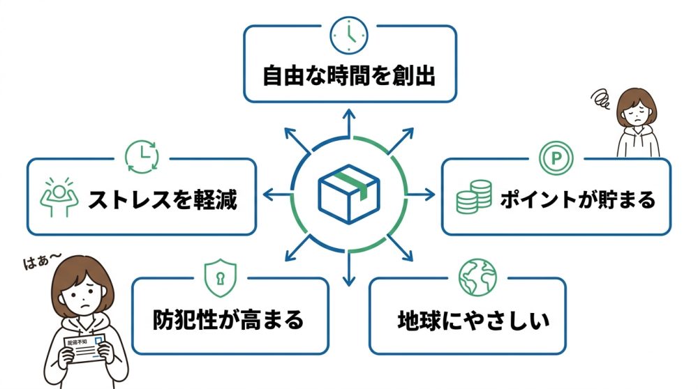 再配達をゼロにするメリット5つ
