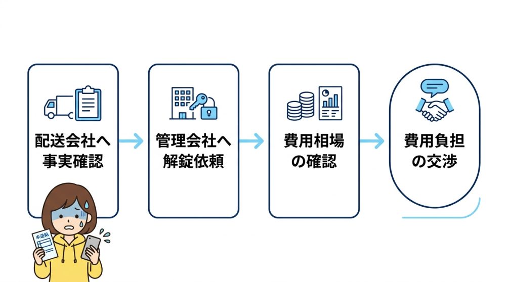 問い合わせ先と解錠費用の負担ルール
