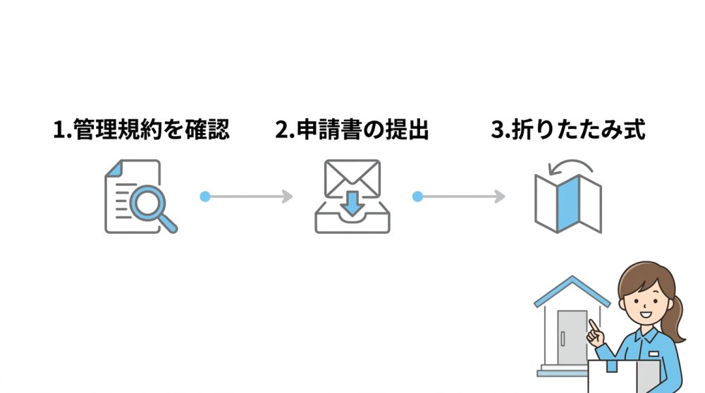 宅配ボックス設置を許可されるためのポイント3つ