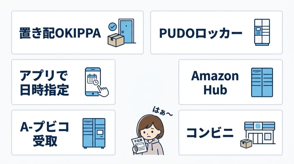 再配達の手間を省く受取方法5選