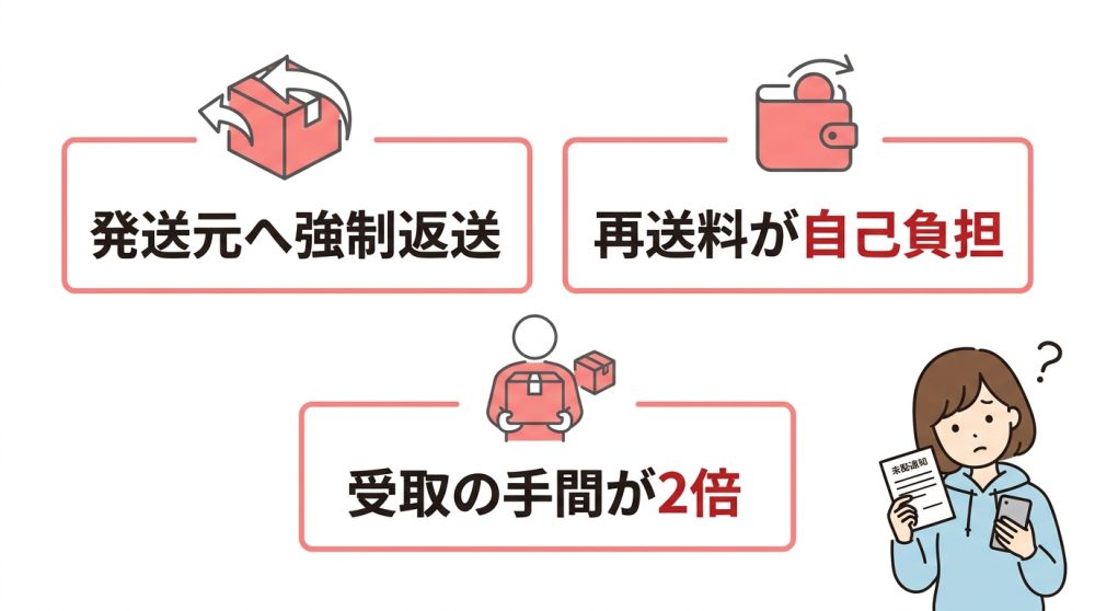 番号不明のまま荷物を放置する3つのデメリット