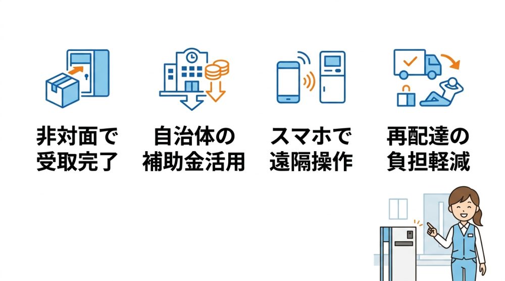 最新の宅配ボックス事情と政府の補助金制度