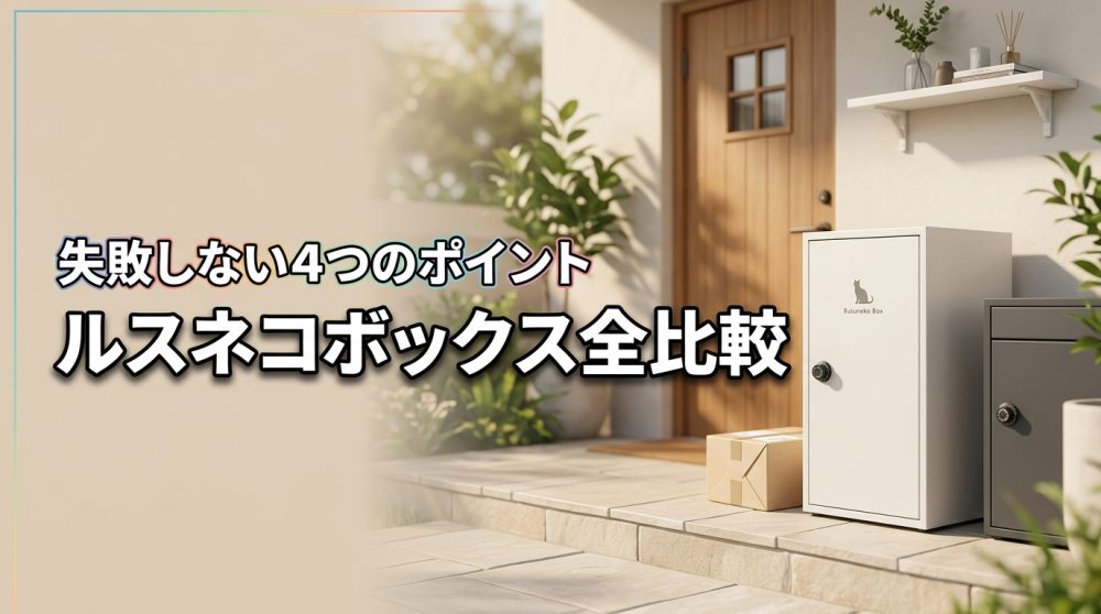 ルスネコボックスの口コミ・評判を全モデル比較！失敗しない選び方4つのポイント