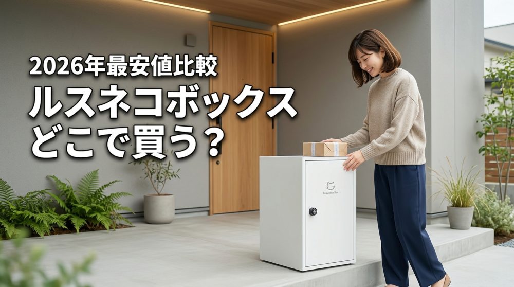 【損をしない】ルスネコボックス どこで買える？最安店と自分に合うモデルを特定