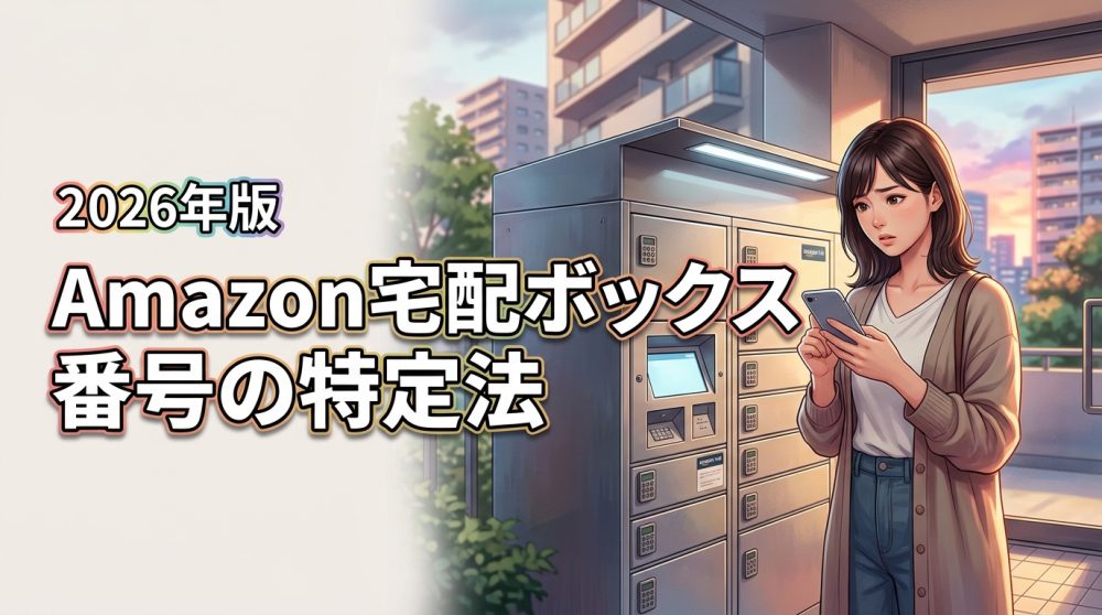 【即解決】Amazon宅配ボックスの番号がわからない時の特定方法と連絡先