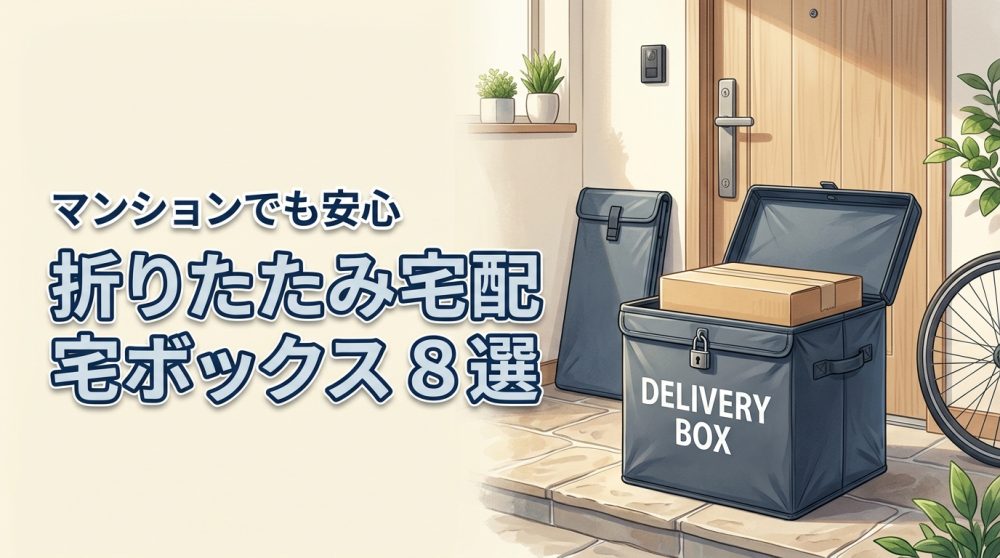 2026年版｜宅配ボックスの折りたたみおすすめ8選！マンションでも安心