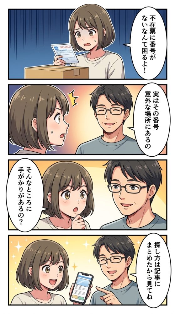 宅配ボックス 暗証番号 書いてない