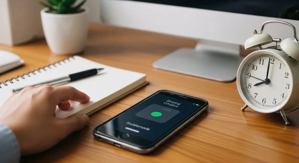 スマホの利用時間を管理してデジタルデトックスを習慣化するイメージ