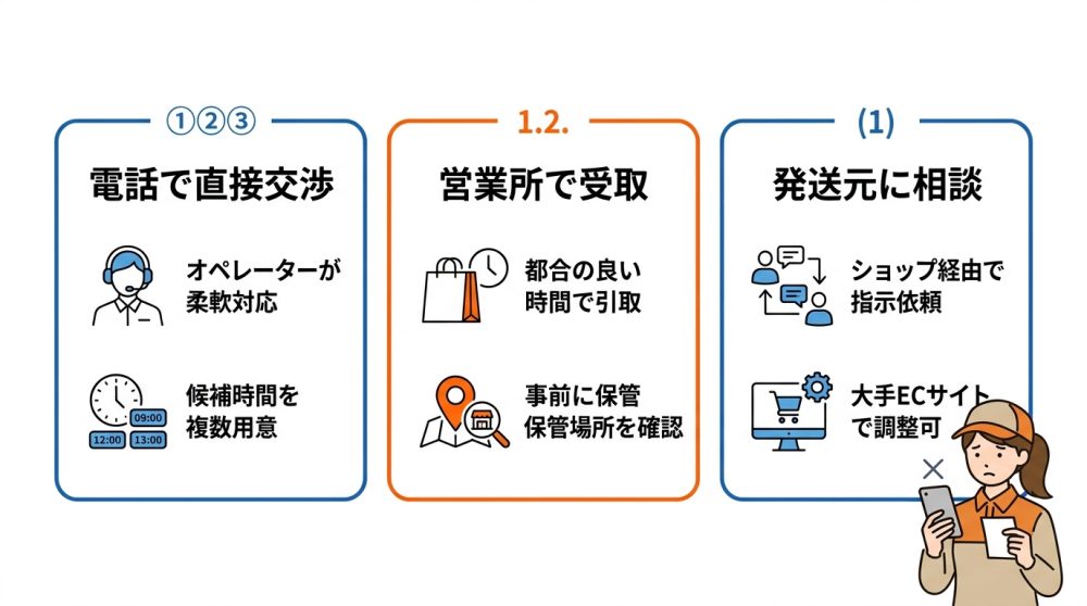 時間変更ができない場合の対処法
