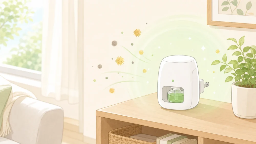 MAMOROOM Allerblock house dust and pollen article hero illustration