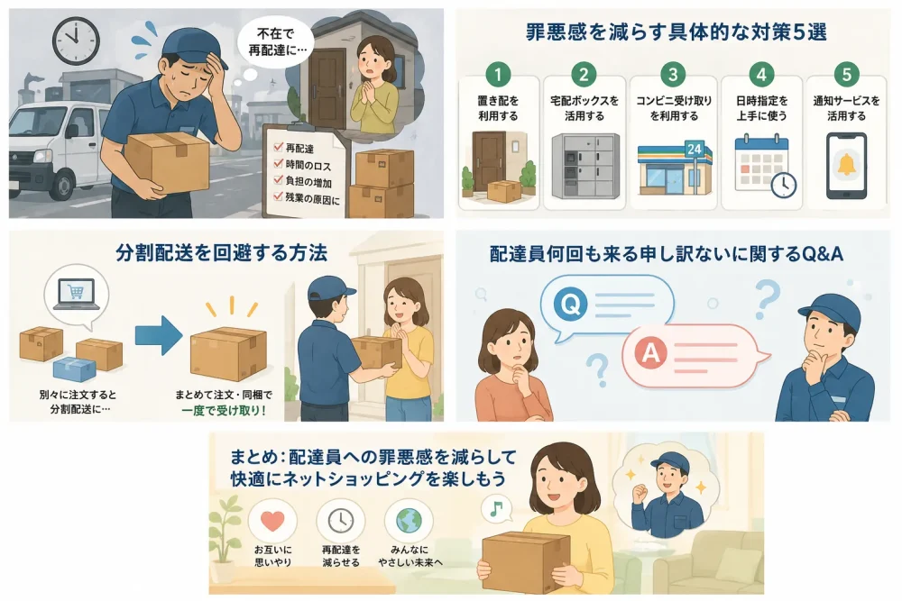 再配達が配達員に与える影響とは
