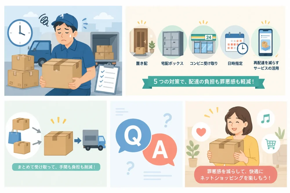 配達員何回も来る申し訳ないに関するQ&A